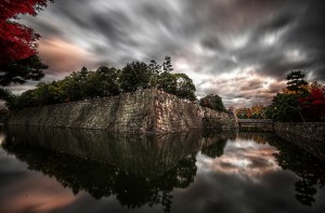 Kyoto Nijo-jo Sunset