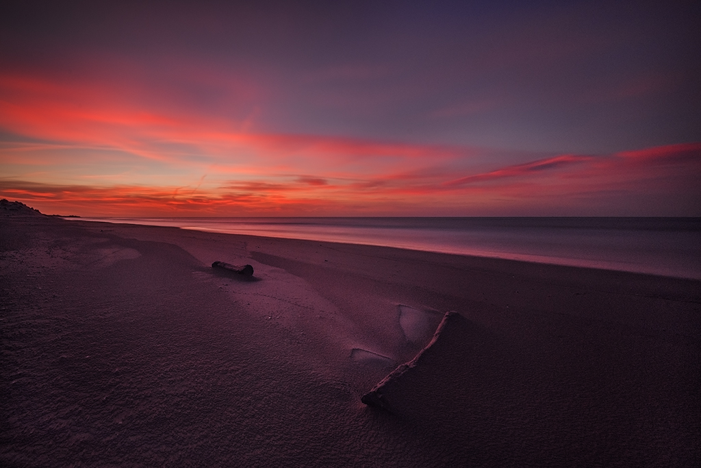 André Alessio, Photographe Montpellier, Graphylight, Lever de soleil, Plage, Espiguette