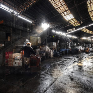 End of the day at Tsukiji