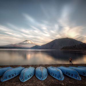 Motosu, Lake, Mt Fuji-san, Japan, Made in Japan, André Alessio, Graphylight