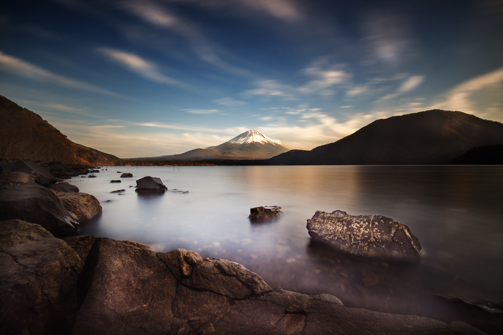 Sunset, Fuji-san, Mont Fuji-san