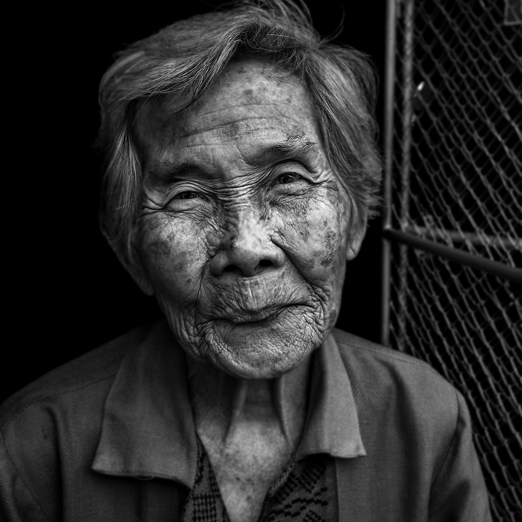 Femme, Noir et Blanc, Woman, Old, B&W, Série Noire