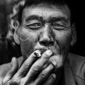 Ancient, Soldier, Smoking, Wase, Yunnan, Série Noire, André Alessio