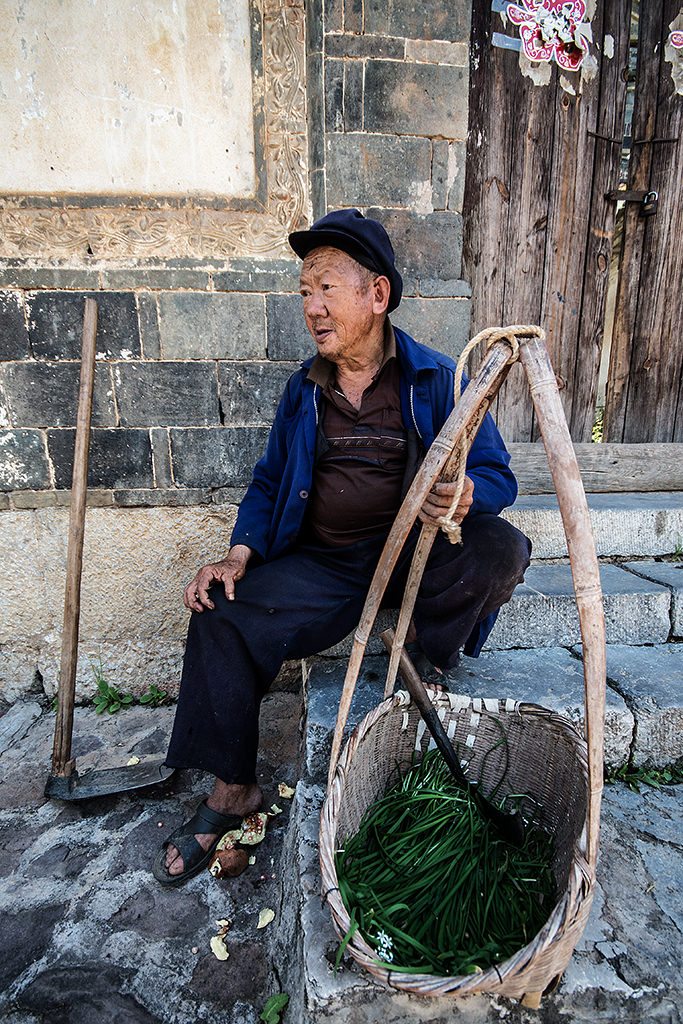 Artfreelance, Wase, Market, Yunnan, Old, Woman, Smile, André Alessio, Graphylight