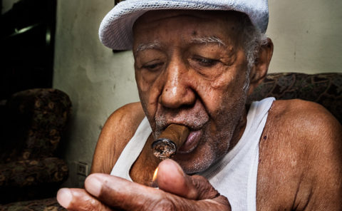 Cigar smoker, Havana, Viva Cuba Libre, André Alessio, Graphylight,