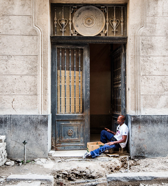 Cigar smoker, Havana, Viva Cuba Libre, André Alessio, Graphylight,