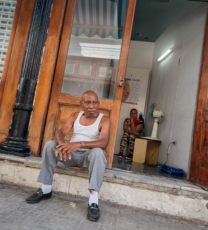 Cigar smoker, Havana, Viva Cuba Libre, André Alessio, Graphylight,