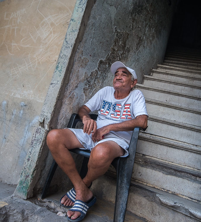 Cigar smoker, Havana, Viva Cuba Libre, André Alessio, Graphylight,