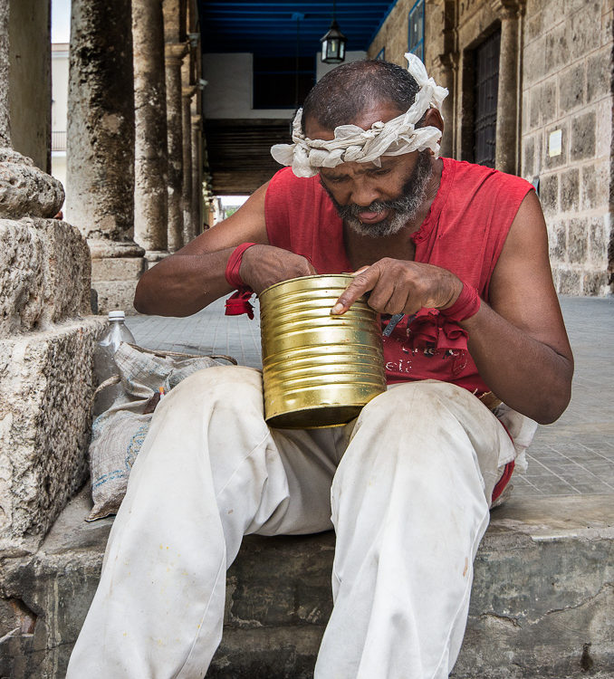 Cigar smoker, Havana, Viva Cuba Libre, André Alessio, Graphylight,