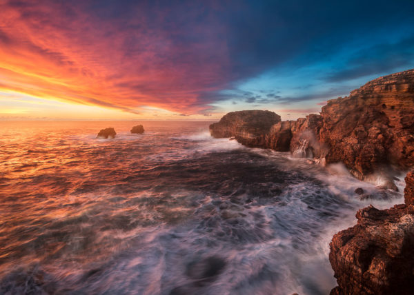 André Alessio, Portugal, Graphylight, Sunset, Alentejano, Sea, Clouds, sunset