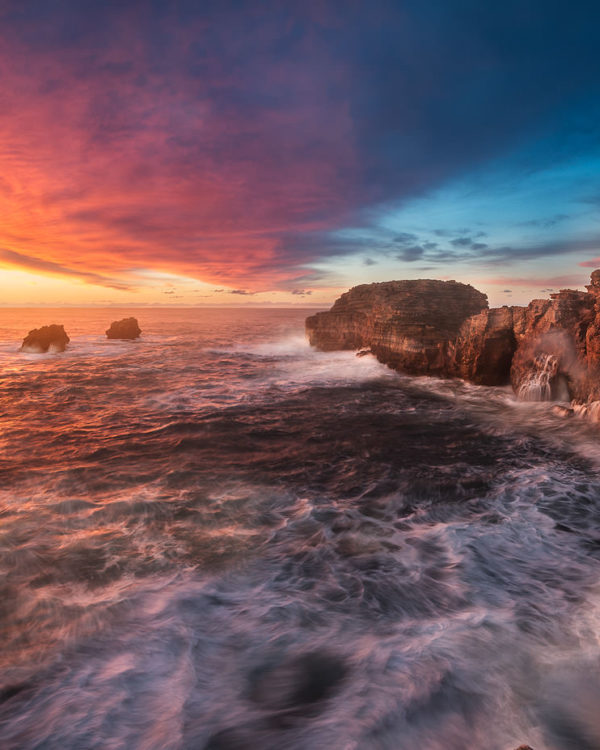 André Alessio, Portugal, Graphylight, Sunset, Alentejano, Sea, Clouds, sunset