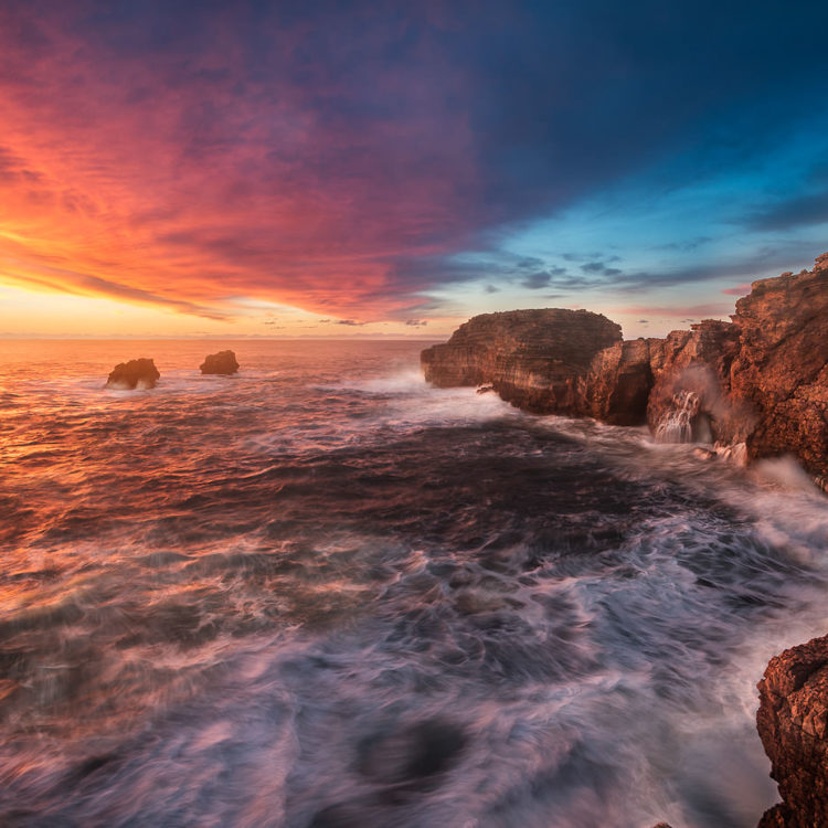 André Alessio, Portugal, Graphylight, Sunset, Alentejano, Sea, Clouds, sunset