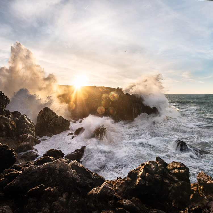 André Alessio, Portugal, Graphylight, Sunset, Alentejano, Sea, Clouds, sunset