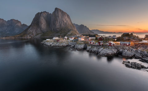 Hamnøy, Sunrise, André Alessio, Graphylight, Photographe Montpellier