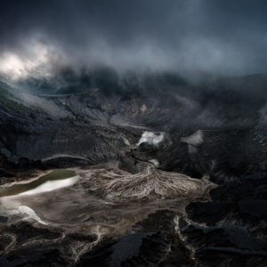 Tangkuban Perahu, Volcano, Indonesia, Clouds, Volcan, André Alessio, Graphylight