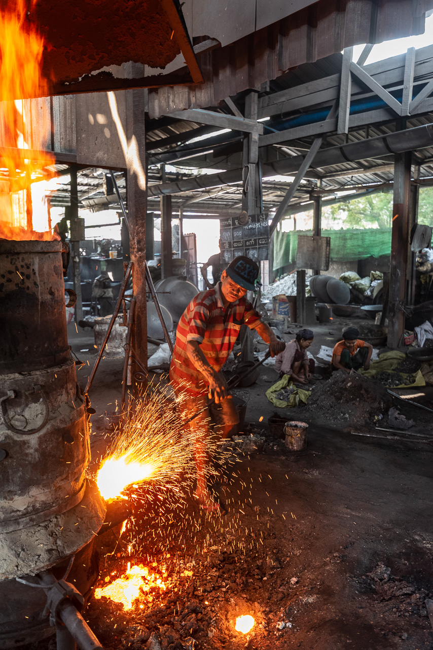 Work in a foundry